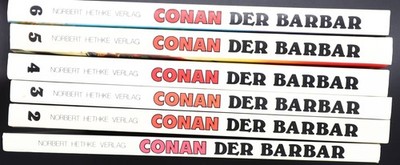 CONAN der BARBAR Nr. 1-6 HC Fantasy Comic Album Hethke Auswahl