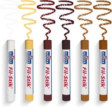 Wood Filler Putty Stick for Floor  Furniture Repair / Nicks  Scratches 12ct 