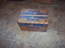 Vintage BUSCH BEER Returnable BOTTLE CASE BOX  Anheuser St. Louis Missouri Mo