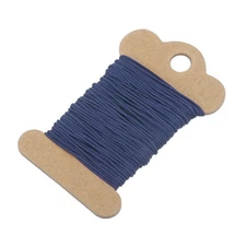 Nylon String, 0.8mm Nylon Cord Satin String Beading String, Dark Blue