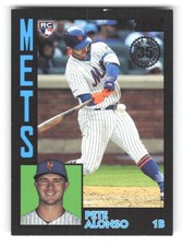 2019 Topps Update 1984 Black (EXMT) #84-11 Pete Alonso RC Rookie 231/299 Mets