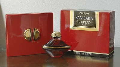 Vtg 1990 * SAMSARA by GUERLAIN splash PURE PARFUM 1/2 oz 15 ml