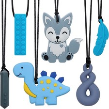Chew Necklaces for Sensory Kids, Sensory Toys for Kids with Autism, ADHD, SPD