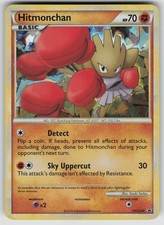 Hitmonchan HGSS24 Promo HGSS Black Star Promos Pokemon Moderately Played