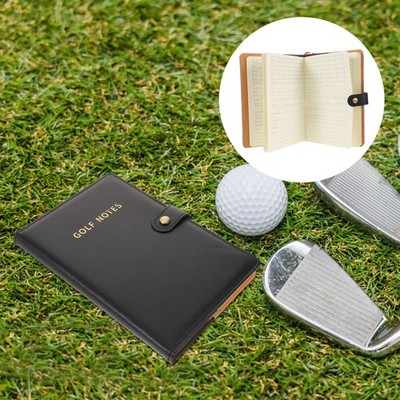  Golf-Scorebook: Golf-Scorecard-Halter aus Kunstleder, wasserdicht, leicht und