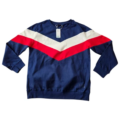 H.I.S Pullover Sweatshirt Colorblock Design Gr 44/46 Navy NEU - Bild 1 von 2