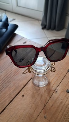 AHLEM Sonnenbrille Pont des Arts, Burgundy, mit Etui