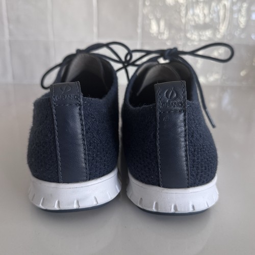 Cole Haan Zerogrand Stitchlite Wingtip Oxford Sneakers Women's 8 Navy Blue - Picture 5 of 8