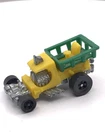 Vtg 1972 Hot Wheels Zowees Bumble Seat Yellow Green Shell Gas Promo Diecast Toy