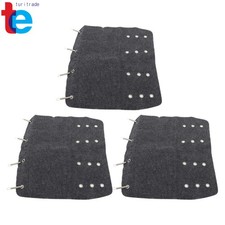 22" Width RV Step Covers 3 pcs Gray Wrap Around Camper RV Step Rug Carpet