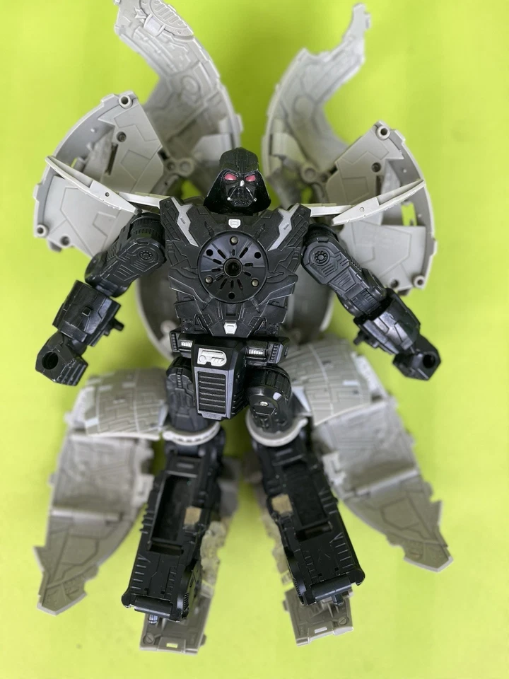 Star Wars Transformer Deluxe Estrella de la Muerte Darth Vader figura de acción sonido, luces Foto 4 de 4