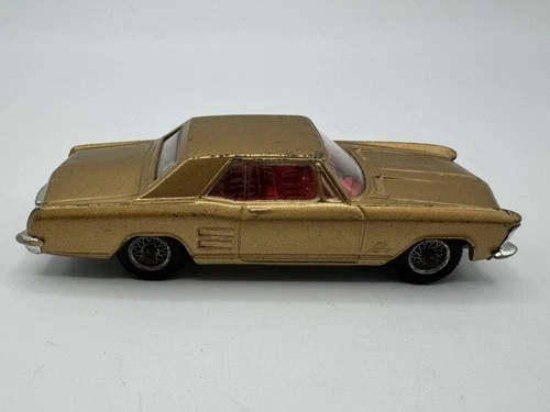 Corgi Toys 1968 Buick Riviera #245 Gold w/ Trans O Lite Headlights C96