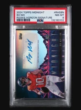 2024 TOPPS MIDNIGHT RC HORIZON SIGNATURES #RHSBN BO NIX PSA 8