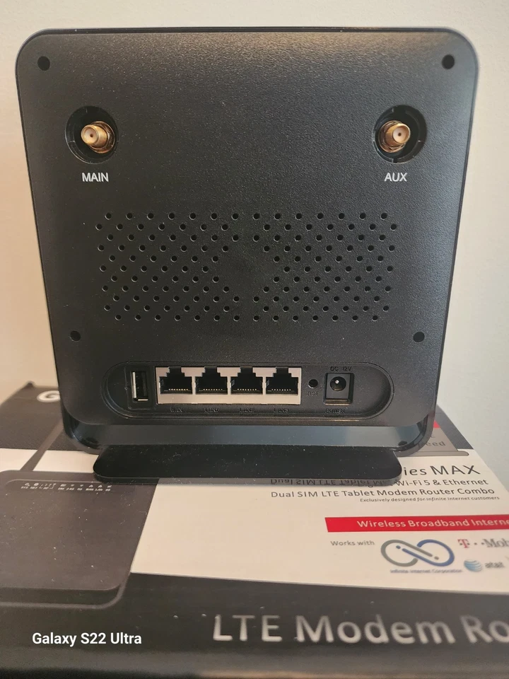 GTEN 5G INFINITE VMAX cat18 Up to 1.2 Gbp 5g lte modem router Dual sim - Image 3 of 4
