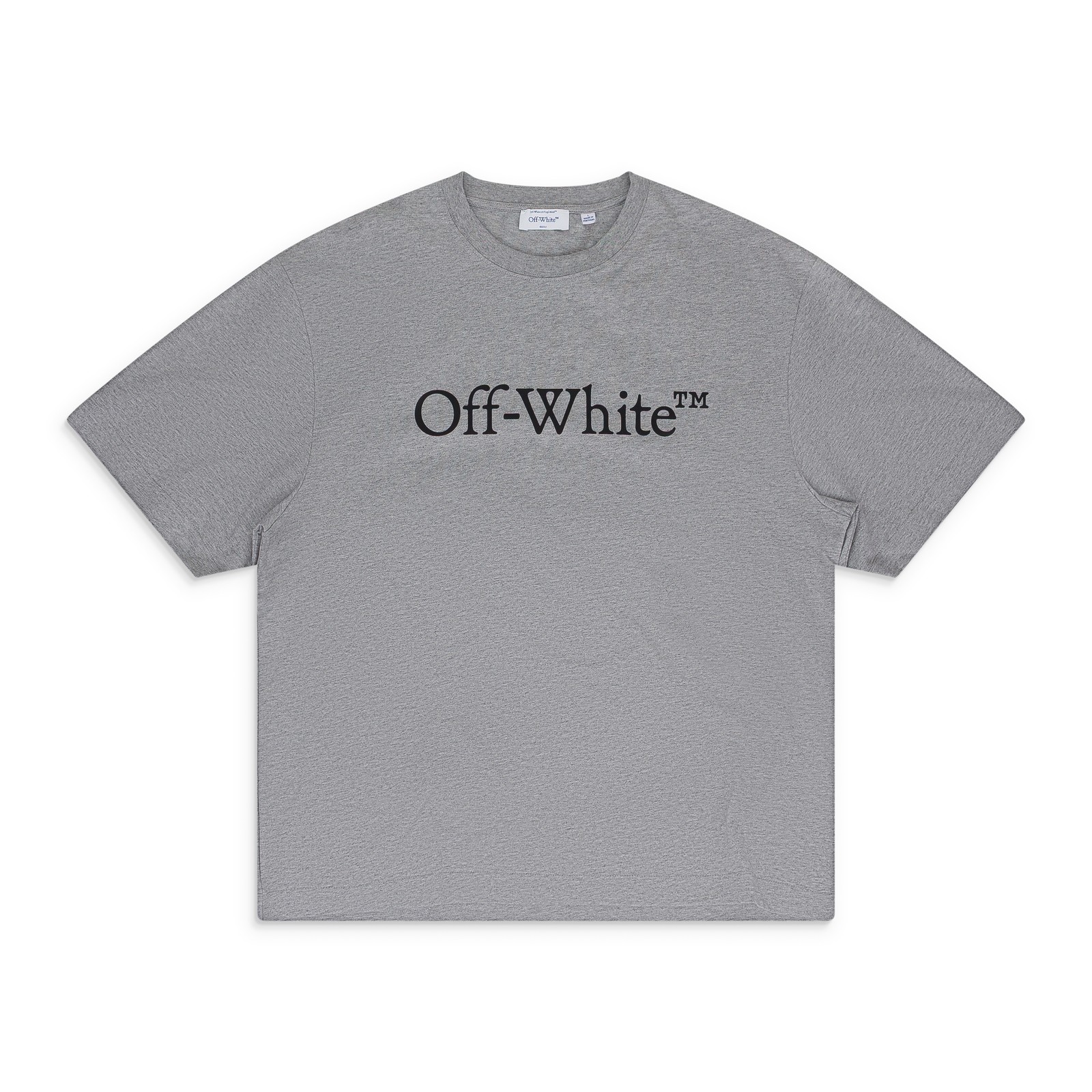 Off-White c/o Virgil Abloh Grey Big Bookish Skate T-Shirt SIZE L $375