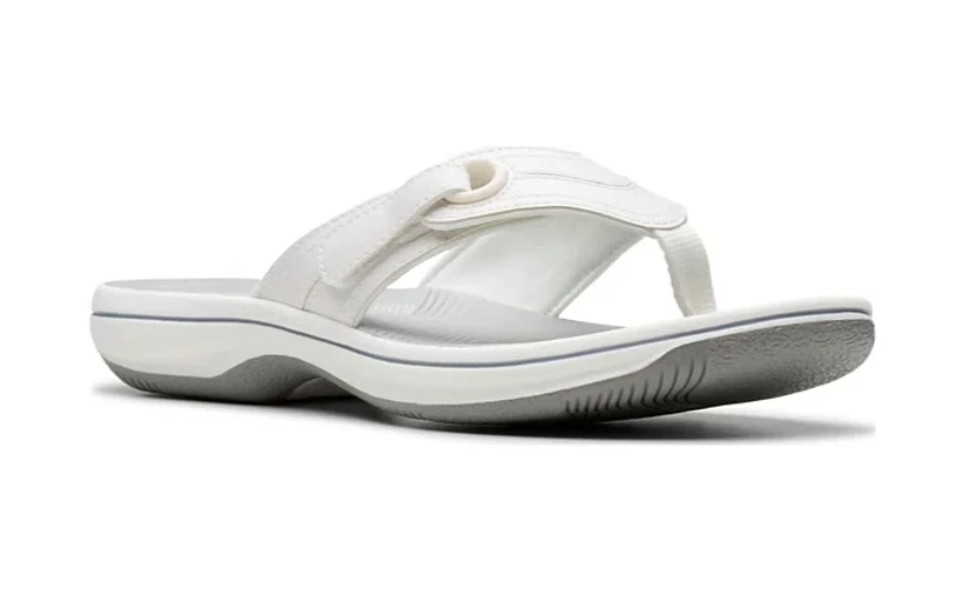 Free Shipping! New! Clarks Cloudsteppers Breeze Reyna Flip-Flop Sandals - Изображение 4 из 4