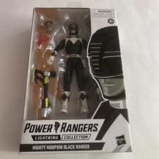 NEW Mighty Morphin Power Rangers Lightning Collection Black Ranger - NIB