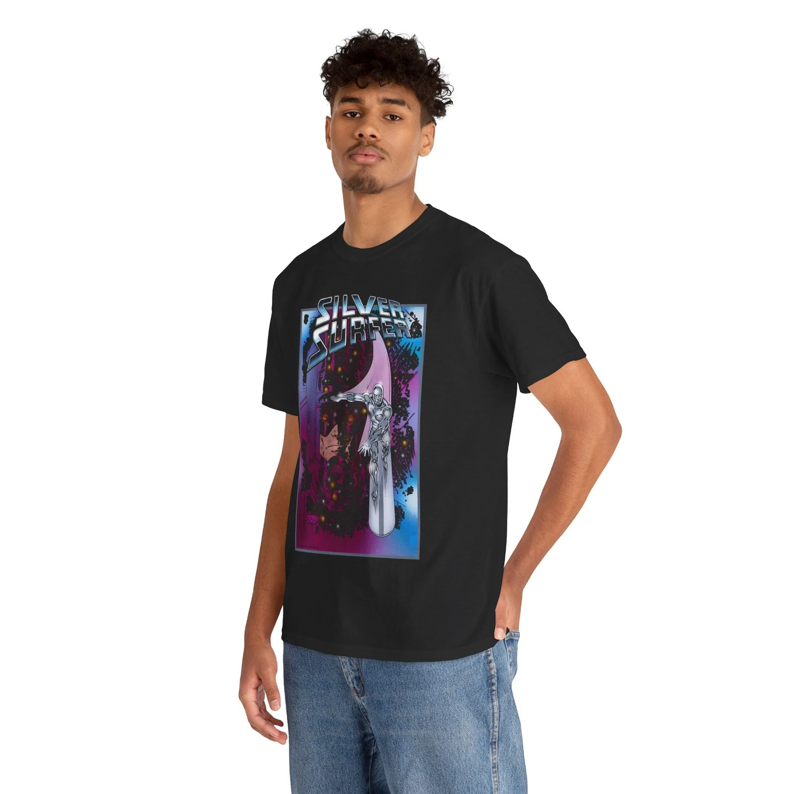 Silver Surfer & Galactus T-Shirt - John Byrne Art - Marvel Comics