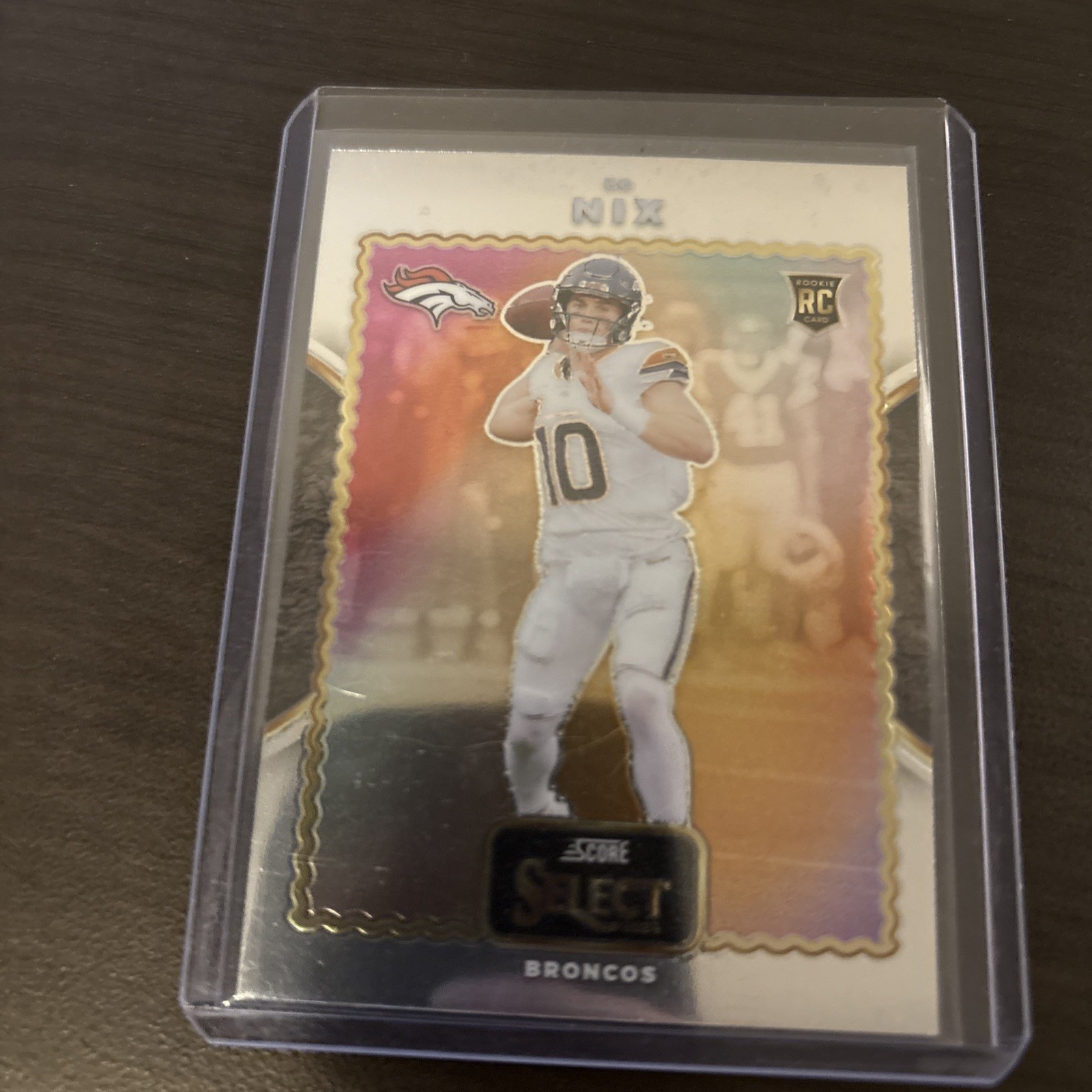 2024 Bo Nix Panini Score Select Throwback #23  (RC)