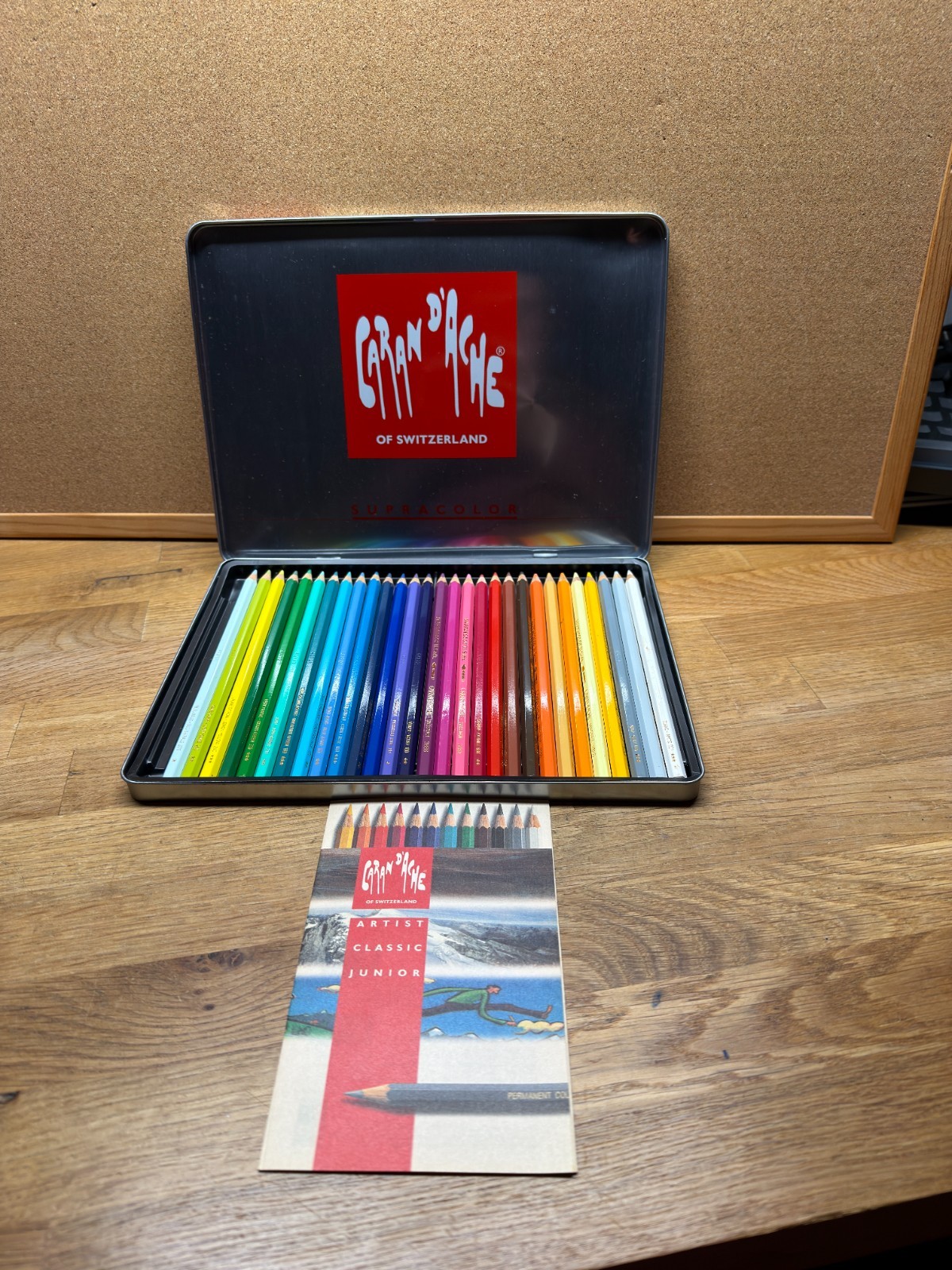 Caran D’Ache Supracolor Aquarelle 30 Water-Soluble Pencils Set