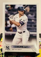2022 Topps #650 Giancarlo Stanton Advanced Stats Sp /300 New York Yankees