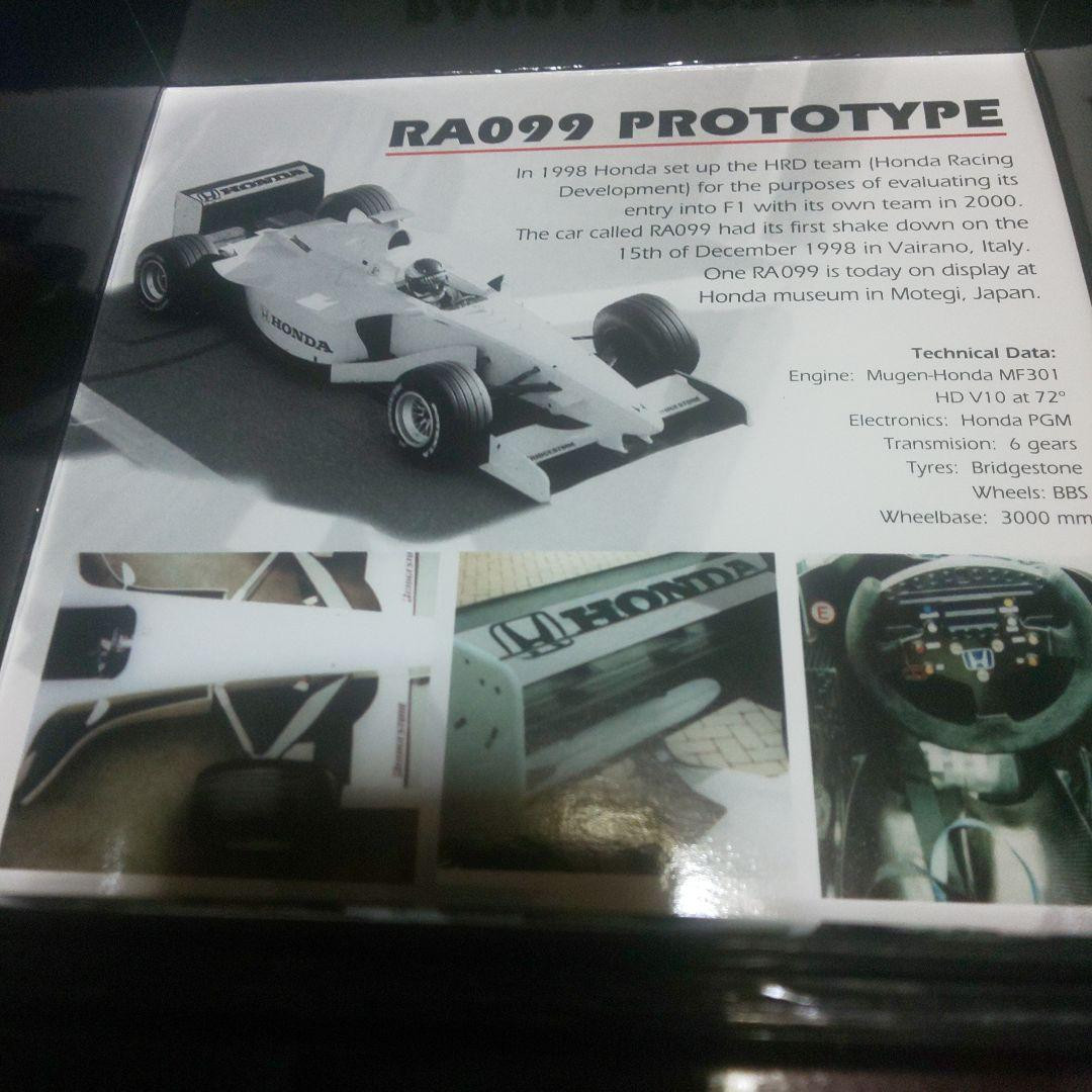 ミニチャンプスHONDA RA099 PROTOTYPE 1999 Minichamps HONDA RA099 PROTOTYPE 1999 162266 | eBay