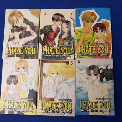 #4M I Hate You More Than Anyone Manga English Volume 1-6  by Banri Hidaka