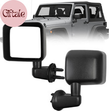 Driver Side Mirror Compatible with 2007-2018 Jeep Wrangler JK Left Door Mirror W