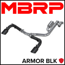 MBRP Armor BLK 2.5" Resonator-Back Exhaust System 2021-25 Ford Bronco Sport 2.0L