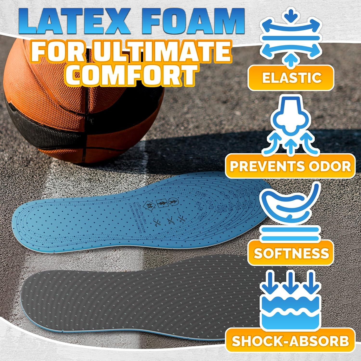 Wool Shoe Inserts - Universal Inserts for Winter & Summer Shoe Inserts for Women