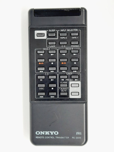 Genuine Onkyo RC-223S Tuner Amplifier Remote for TX-903, TX-910, TX-930, Tested