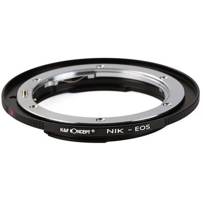 K&F Concept High Precision Lens Adapter Mount,NIK-EOS