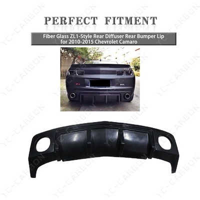 Fiber Glass ZL1-Style Rear Diffuser Rear Bumper Lip for 2010-2015 Chevrolet Cama