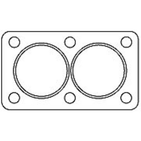 HJS Dichtung Abgasrohr Auspuffdichtungen Passend FüR Opel Manta B 58_ 59_-image