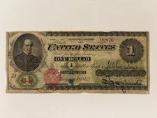 1862 $1 Legal Tender Note Fr17a Series 39
