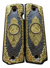 Cachas Colt 1911 38 & 45 Super LUXURY Charro style Horse Grip MADE IN MEXICO