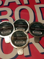 Bath and Body Works Tree Farm Scentportables Car Refills x4