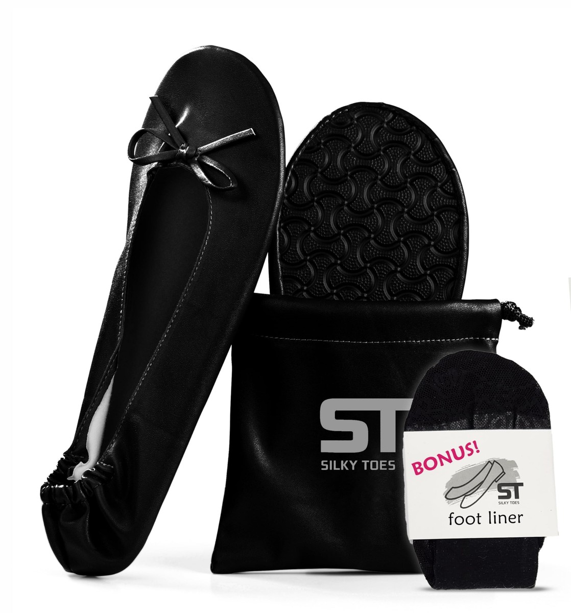 【極美品】Pretty Ballerinas 黒 フラットシューズ 収納袋付き Pretty Ballerinas(プリティ・バレリーナ）オンラインストア