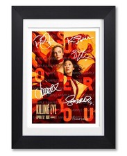 Image of KILLING EVE SEASON 3 CAST SIGNED BBC TV SHOW SERIES POSTER PHOTO AUTOGRAPH GIFT