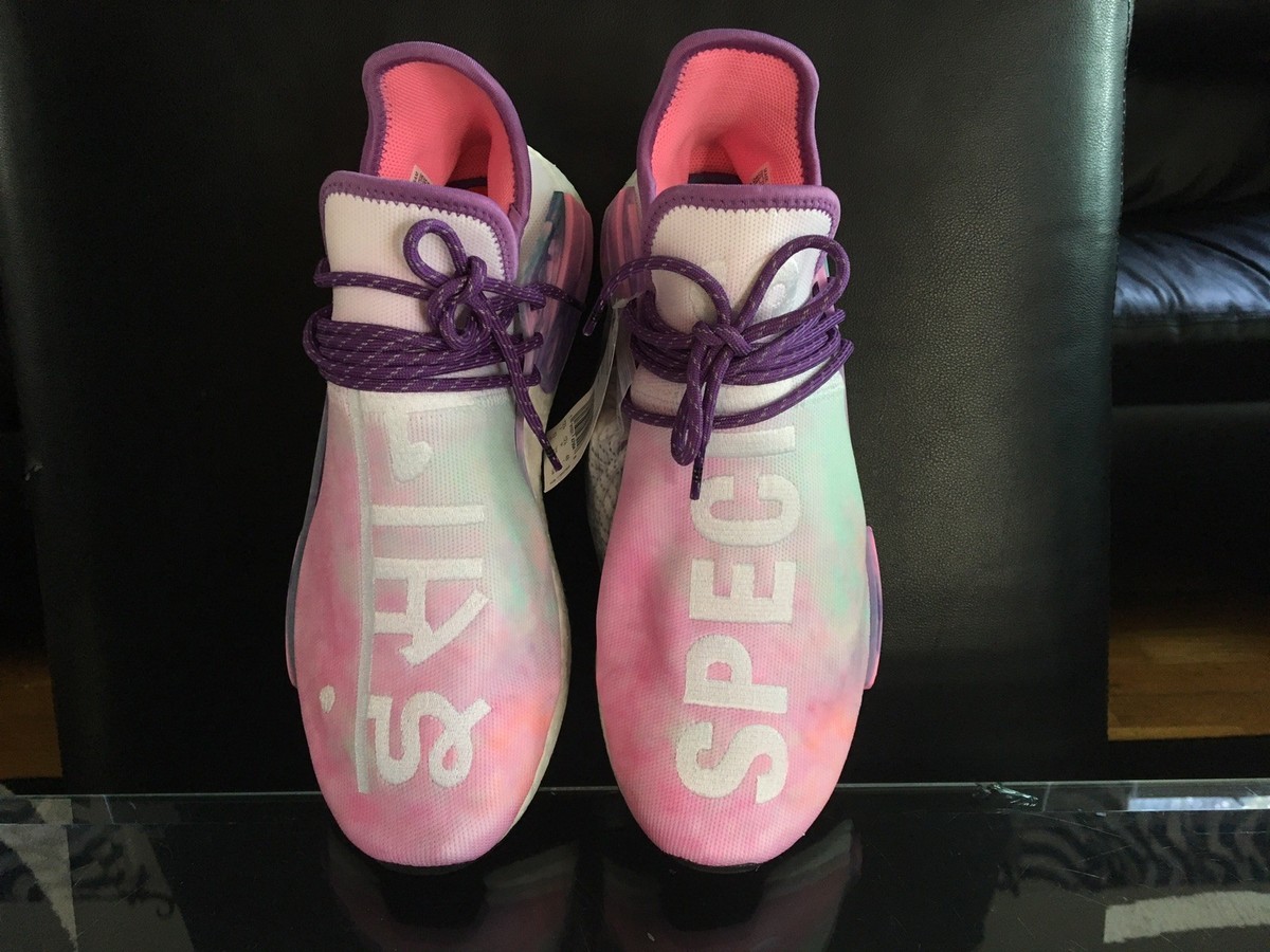 Pharrell X Adidas Human Race NMD Hu Holi Festival Pink Glow Pharrell X Adidas Human Race NMD Hu Holi Festival Pink Glow