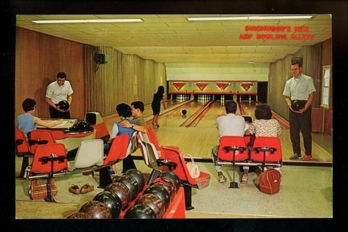 Sports postcard Bowling Alleys Birchwood East Stroudsburg, Pennsylvania PA