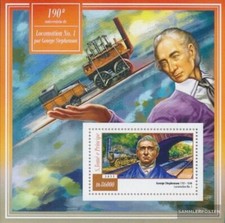 Sao Tome e Principe bloc-feuillet 1055 neuf avec gomme originale 2015 se déplace