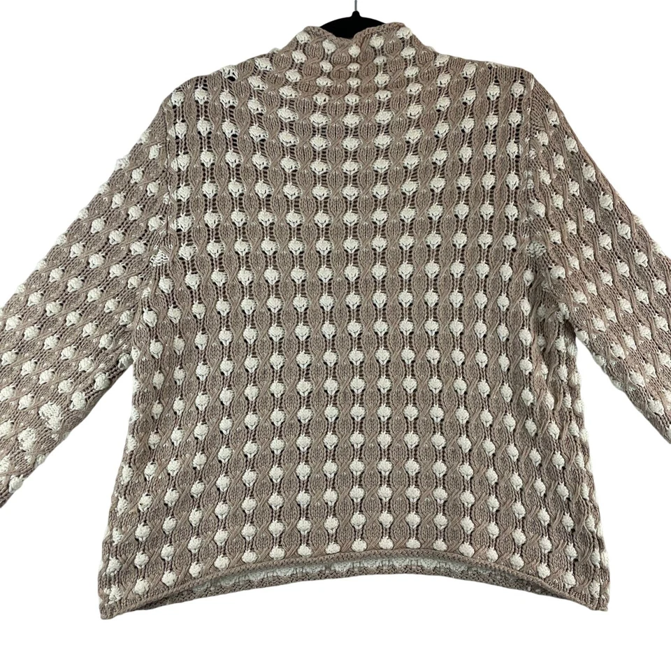 Свитер Anthropologie Sleeping On Snow вязаный крючком с попкорном размер M - Изображение 2 из 4