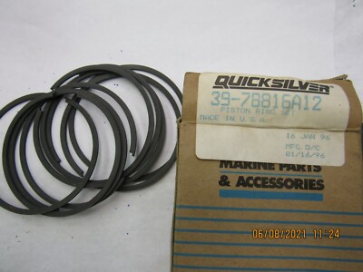 NEW OEM MERCURY QUICKSILVER 9 PC. PISTON RINGS 39-78816