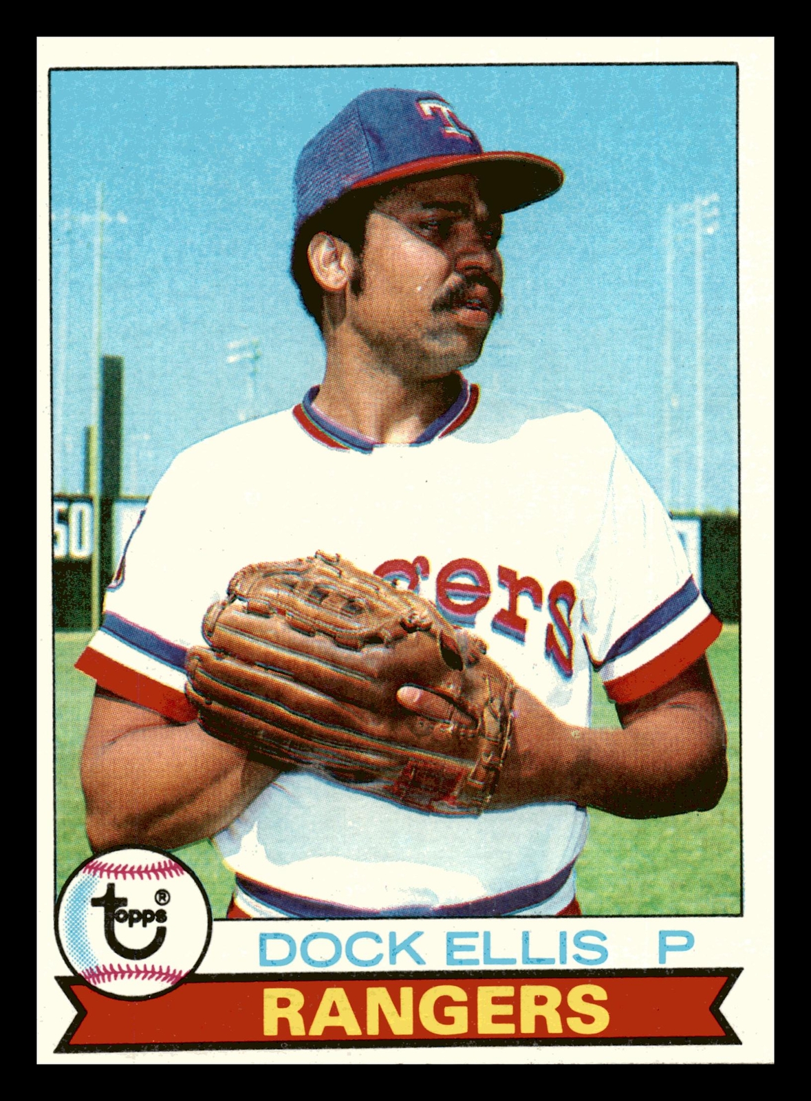 Dock Ellis 1979 Topps #691 Texas Rangers Vintage VG-EX
