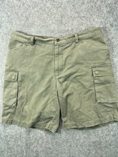 Dockers Recode Cargo Shorts Mens 38 Gray Twill Utility Pockets Chino Outdoor