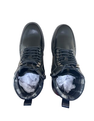 Bruno Marc Men's Size 10.5 Motorcycle Combat Oxford Boot Fur Lining | eBay