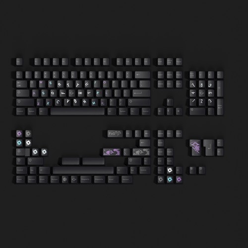 Singularity Keycap Set GMK Copy 5 sides Dye subs PBT Keycap Set - Picture 3 of 9
