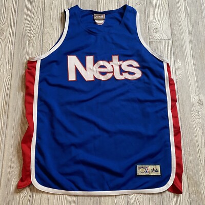 ウェア Majestic Wizards 2XL Hardwood Classics New Jersey Nets Majestic Hardwood Classics Jersey Mens XL Made in