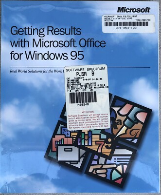 Getting Results with Microsoft Office for Windows 95 - Original shrinkwrap